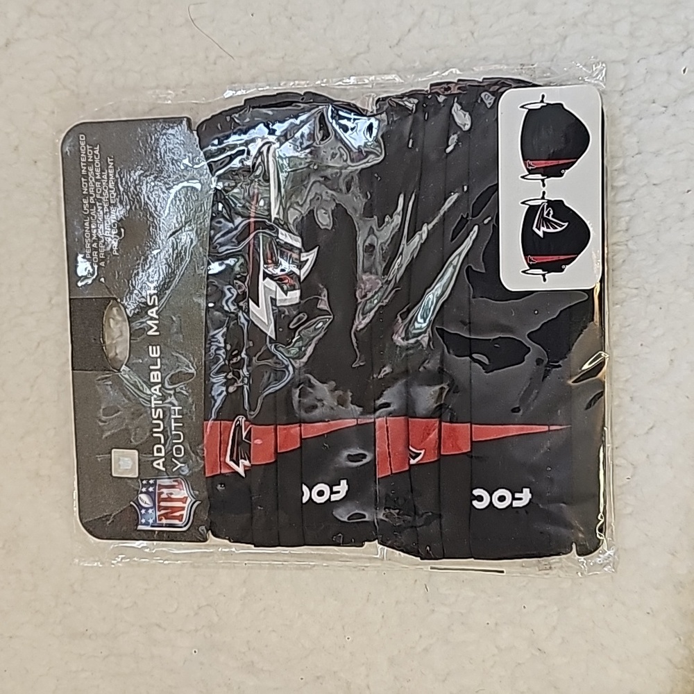 Atlanta falcons youth face mask